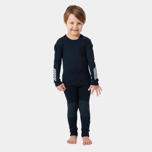 Helly Hansen Kinder Lifa® Base-layer-set Aus Merino-wolle 128/8