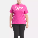 Women's Reebok Identity Big Logo T-Shirt (Plus Size) in Pink