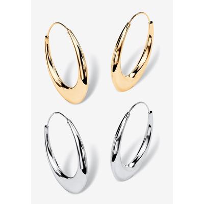 Women's Gold-Plated And Sterling Silver Polished P...