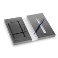 Lamy Swift Rollerball Pen Set Imperial Blue Paper Notebook DIN A6 Soft Cover Black - Includes Gift Packaging