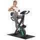 Exercise Bike, Micyox MX-600 Magnetic Foldable Indoor Cycling Bike with LCD Display and Heart Rate Sensor Home Workout Bike with Resistance Bands Space-saving Fitness Exercise Equipment