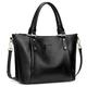 Kattee Genuine Leather Soft Totes Shoulder Bags Women Fashion Top Handle Satchels Cute Handbag Fashion Daily Travel