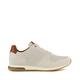 Dune Mens Trilogy Lace-Up Runner Trainers Size UK 9 Flat Heel Suede Off-White
