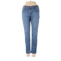 Free People Jeans - Super Low Rise: Blue Bottoms - Women's Size 25 - Medium Wash