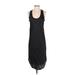 Otte Casual Dress - Midi: Black Solid Dresses - Women's Size Small