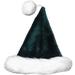 The Holiday Aisle® PMU Christmas Velvet Plush Professional Quality Santa Hat Velvet in Green | Wayfair 5642FEC5A18548ED9B1A40A198F34973