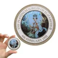 Badge commémoratif de la reine de grande-bretagne broche ronde en souvenir de la reine