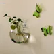 Vase en verre suspendu au mur Terrarium hydroponique aquariums plante en pot pot de fleur