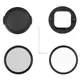 Filtre d'objectif CPL pour fore9 10 ensemble de livres UV noirs avec anneau adaptateur hexagonal