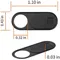 Caméra avant ultra fine pour PC, webcam, couverture de barrière, manchon coulissant pour les