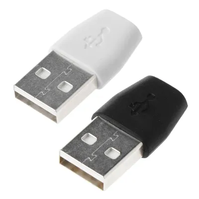 Adaptateur USB A mâle vers Micro USB femelle pour ventilateur Micro USB/lumière LED connexion USB