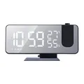 Réveil numérique LED horloge de bureau météo Radio FM projecteur humidité horloge de chevet