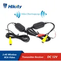 Hikity-Kit émetteur et récepteur vidéo RCA sans fil adaptateur pour voiture DVD caméra de recul