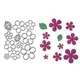 Matrices de découpe de pétales de fleurs gabarit de découpe en gaufrage pour bricolage Album de