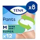 TENA Super Unisex Incontinence Pants - Medium - 4 packs of 12 bundle