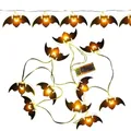 Guirlande lumineuse pour Halloween 2m/6.5ft avec 10 led alimentée par batterie luminaire