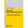 Das neue Whistleblowing-Recht - Martin J. Reufels, Laura Soltysiak