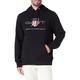 GANT Herren Reg Archive Shield Hoodie Kapuzenpullover, Schwarz, 5XL EU