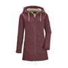 Fleecejacke "GW 54 WMN KNTFLC PRK", Damen, Gr. 40, rot, Oberstoff: Oberseite: 80% Polyester, 20% Viskose, Rückseite: 100% Polyester, G.I.G.A. DX BY KILLTEC, sportlich, Jacken, Windabweisender Damen Strickfleeceparka mit Kapuze und Fleecefutter