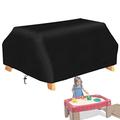 GIMOCOOL Kids Sand and Water Table Cover, 210D Waterproof Beach Play Activity Table Sandbox Sensory Table Beach Toys for Children's Water Toys and Outdoor Water Play 177×139×76cm