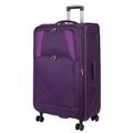 ARIANA® Lightweight 4 Wheel Spinner Soft Shell Suitcase Luggage Carry On Cabin Travel Bag RT905 (Purple, 29" Large (H81xW48xD31 cm))