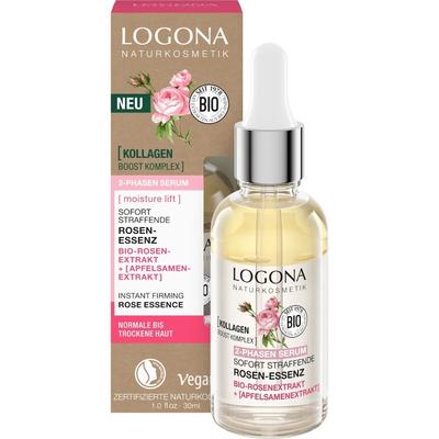 Logona Moinsture Lift Sofort straffende Rosen-Essenz Kollagenserum 30 ml Image
