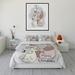 The Holiday Aisle® Aanchal Organic Comforter Set Polyester/Polyfill/Microfiber in Gray | King Comforter + 2 King Pillowcases | Wayfair