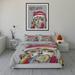 The Holiday Aisle® Aeisha Organic Velvet Flannel Comforter Set Polyester/Polyfill/Flannel in Gray/White | Wayfair 916E176D0B3F4421845AB78731568C32