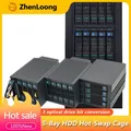 5-Bay Hot Swap Hard Disk Cage Mobile 3.5-inch SATA SSD HDD Rack Cabinet Data Storage For Three