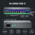 Hisource 8 16 24 Port Full Gigabit Network Switch 1000Mbps Active PoE Switch IEEE 802.3 af/at for IP