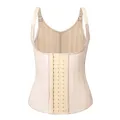 Adjustable Waist Trainer 25 Steel Boned Slimming Corset Workout Girdle Vest Latex Women Body Shaper