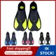 Swimming Fins Diving Fins Webbed Flippers Snorkeling Training Unisex Adult/kids shoes Flexible