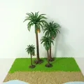 10Pcs Model Trees Palm Scale Tree Coconut Palm Park Rainforest Scenery Dioramas DIY Decor Diorama