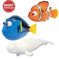 Flash Swimming Electronic Pet Fish Bath Toys for Children Kids Bathtub Battery Powered Swim Fishing