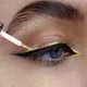 Diamond Shiny Eyeliner Eyeshadow Waterproof Rose Gold Silver Color Sequins Eyeliner Glitter Eye