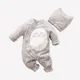 Newborn Little Baby Girls Boy Clothes Cute Animal Totoro Costume Bebes New Born Rompers Twin Infant