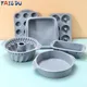 FAIS DU Gray Silicone Mould Set For Pastry Cake Mould Bakeware Dessert Tools Muffin Rectangular