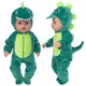 2024 Animal Jump Suits For 43cm Baby Doll 17inch Born Babies Boy Doll Clothes