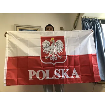 SKY FLAG 90*150cm The Republic Of Poland Eagle flag polish flags white red EU Poland flags Indoor Outdoor Home Decoration