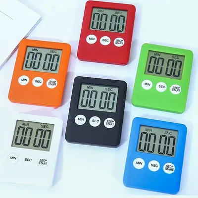 Magnet Küche Kochen Timer LCD Digital bildschirm Quadrat Countdown Countdown Wecker für