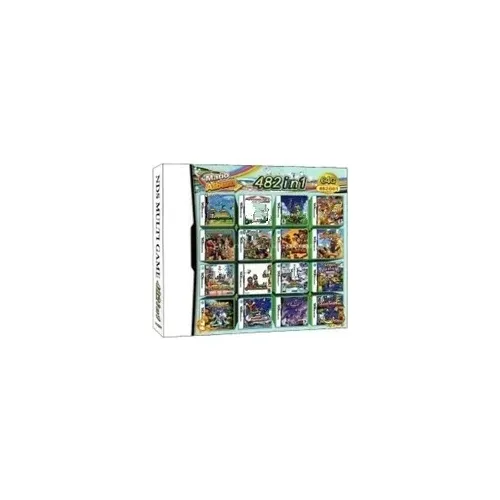 482 in 1 Compilation ds nds 3ds 3ds ndsl Spielkassetten-Kartenspiel (r4-Speicherkartenversion)