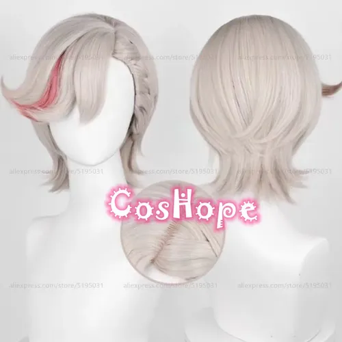 Genshin Impact Fontaine Perücke Lyney Cosplay Perücke Cosplay Anime Cosplay Perücken hitze