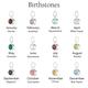 Single Birthstone Charms, Birthstone Gift, Birthday Charm, Perfect addition to a bracelet or necklace, Clip On Charm or Slide on Charm