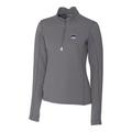 Women's Cutter & Buck Gray UConn Huskies Logo Traverse Half-Zip Pullover Jacket