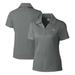 Women's Cutter & Buck Gray Philadelphia Eagles Gridiron Classics Logo CB DryTec Genre Textured Solid Polo