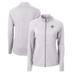 Women's Cutter & Buck Heather Gray San Jose State Spartans Adapt Eco Knit Recycled Full-Zip Jacket
