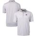 Men's Cutter & Buck Gray/White Montana Grizzlies Big Tall Virtue Eco Pique Micro Stripe Recycled Polo