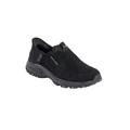 Women's The Slip-Ins™ Hillcrest Sunapee Trail Sneaker by Skechers in Black Medium (Size 9 1/2 M)