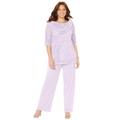 Plus Size Women's Sparkle & Lace Pant Set by Catherines in Heirloom Lilac (Size 28 WP)