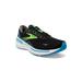 Brooks Adrenaline GTS 23 Running Shoes - Men's Black/Hawaiian Ocean/Green 11 Medium 1103911D006.110